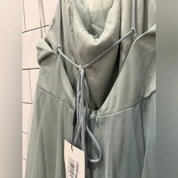 NWT - Hello Molly Tulle Gown in Sage - Picture 8 of 16